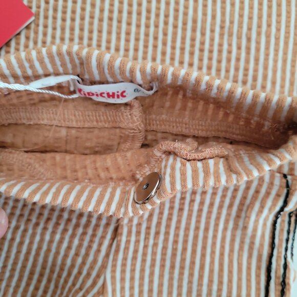 Baby Boy 2-Piece Outfit Set 6-12M Striped Top & Shorts by Kidichic NWT - Picture 6 of 6